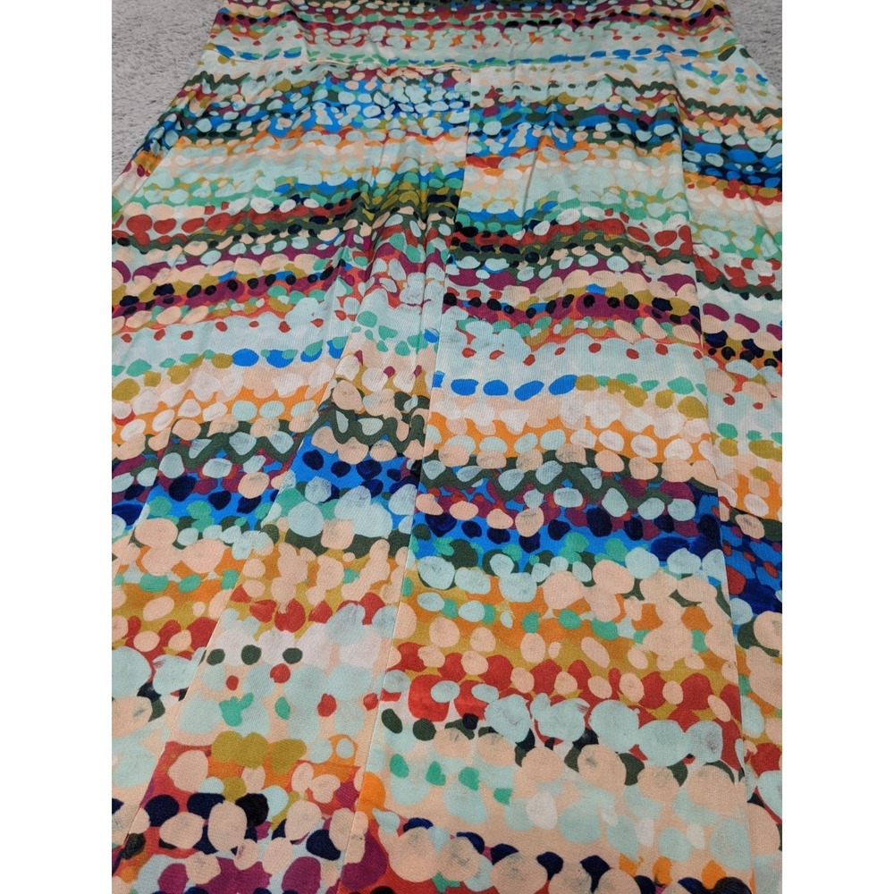 Cap Juluca Aldo Martins Dress L Colorful Abstract Cinco de Mayo Siesta Boho - Picture 15 of 16